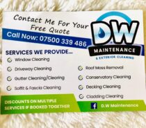 DW Maintenance and Exterior Cleaning Ltd – PROPERTY MAINTENANCE – London